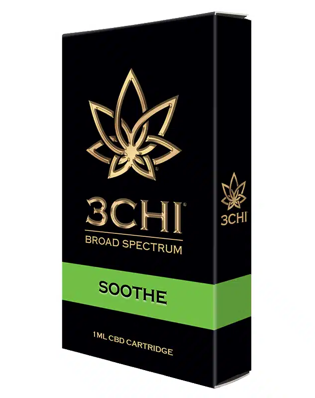 CBD Focused Blend Vape Cartridge - Soothe - 3CHI