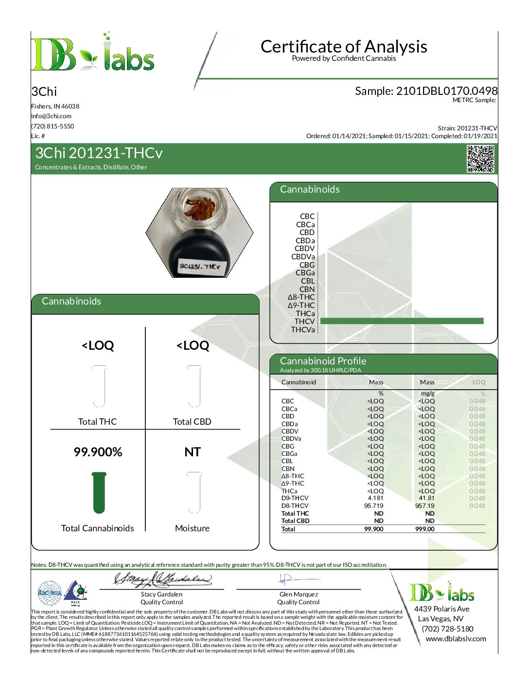 THCv Isolate | 99%+ Distilled, Hemp-Derived THCv