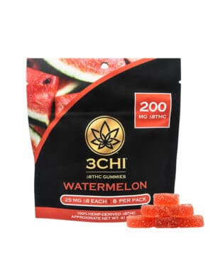 Delta 8 THC Gummies Watermelon 200mg