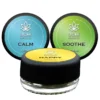 Delta 8 Focused Blends - Sauces - Using a blend of 70% Δ8THC distillate, 25% of a variety of cannabinoids varying by blend, and 5% cannabis terpenes, these designer cannabinoid sauces give a more tailored effect than any cannabis strain ever could. Similar to the differentiation found with our focused CBD line, these Δ8THC sauces are offered in Calm, Focus, Happy, and Soothe blends.