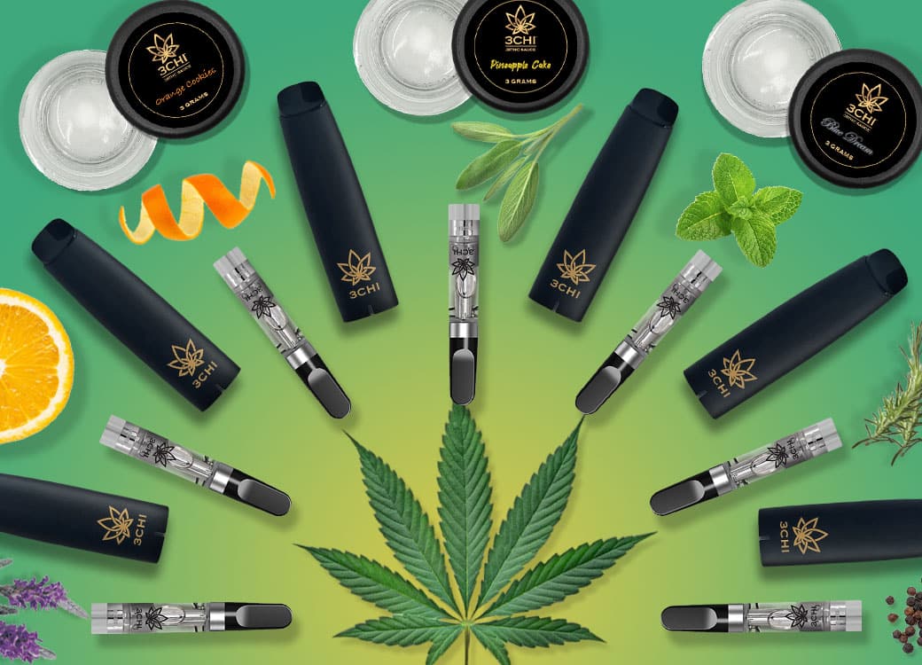 3CHI Terpenes for sauces disposable vapes and vape carts