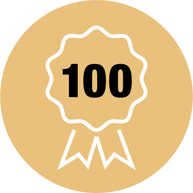 100 rewards points ribbons