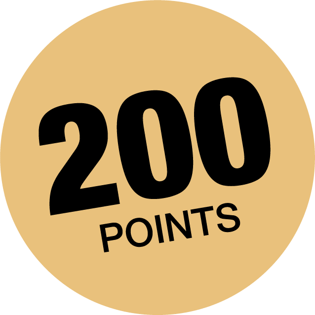 200 rewards points