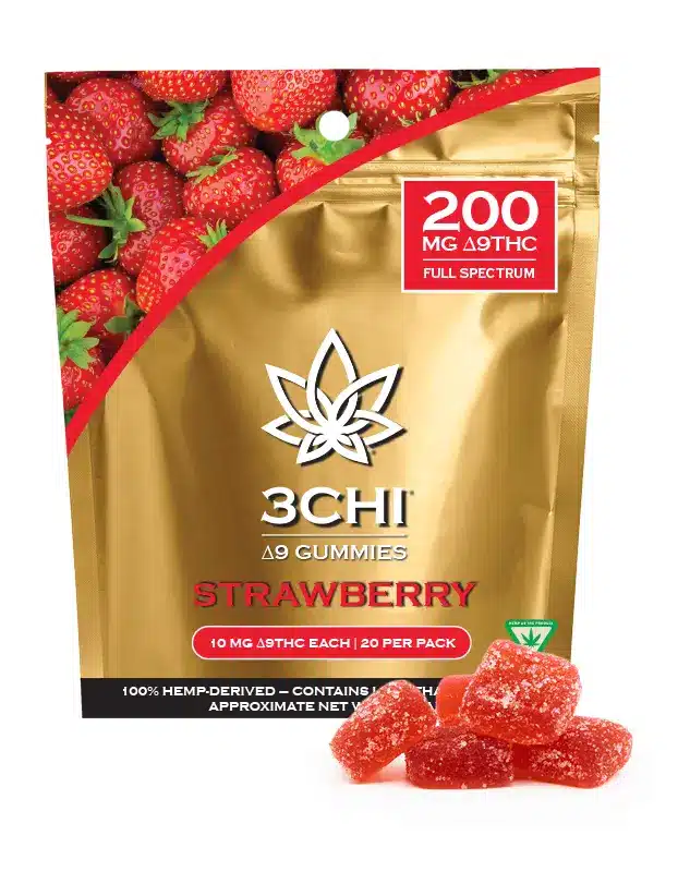 Strawberry Delta 9 THC Gummies