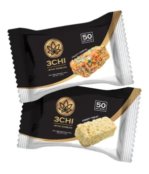 Delta 9 Cereal Treats - Our Delta 9 cereal treats are dispensary-grade and feature 25mg of potent Delta 9 THC in each treat for maximum effects. They deliver an uncompromising head and body experience that has been described as both powerful and amazing. Specially-formulated, fast-acting Delta 9 THC edible Dispensary-grade NO hemp taste Non-GMO 25mg Delta 9 THC  Potent & long lasting Delicious non-vegan recipe  Derived from USA-grown hemp Farm Bill Compliant : <0.3% ∆9THC