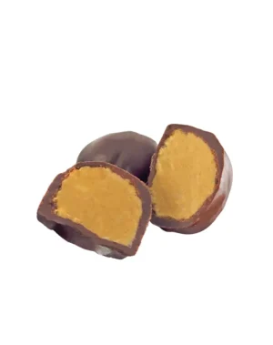 Delta 9 Peanut Butter Nuggets - Our Delta 9 Peanut Butter Nuggets blend the amazing peanut butter taste with 15mg of Delta 9 THC and 15mg of CBD in each nugget. These little nuggets are sure to have you wanting more. Available in packs of 6, 40, and 80 nuggets.


 	Specially-formulated, fast-acting Delta 9 THC candies
 	Dispensary-grade
 	NO hemp taste
 	Non-GMO
 	15mg D9 : 15mg CBD per nugget
 	Potent & long lasting
 	Delicious non-vegan recipe 
 	Derived from USA-grown hemp
 	Farm Bill Compliant : <0.3% ∆9THC
