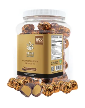 Delta 9 Peanut Butter Nuggets | Delta 9 THC & CBD Nuggets
