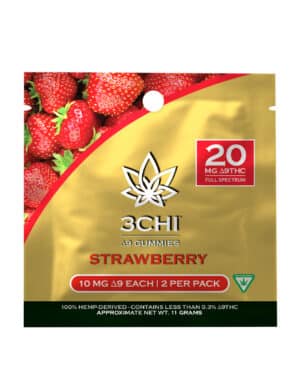 Delta 9 Mini-Pack Gummies - Strawberry - Flavors: Strawberry