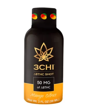 Delta 8 Shots - Looking for something new to spice up your Delta 8 experience? Look no further than 3CHI’s new Delta 8 THC shot to create a full mind, body, and spirit experience in a tangy Mango Citrus flavor. Available as a single shot or a box of 12. Fast-acting 50mg Delta 8 THC Shots Potent & long lasting Derived from USA-grown hemp Farm Bill Compliant: <0.3% Delta 9 THC