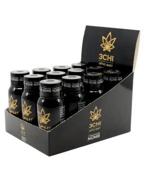 Comfortably Numb Shots - Experience the amazing feeling of our best selling Comfy Numb Gummies, now available in a faster-acting liquid shot form. This Comfortably Numb drink is available as a single shot or a box of 12. Fast-acting Comfy Numb Shots Potent and long lasting Derived from USA-grown hemp Farm Bill Compliant: <0.3% Delta 9 THC