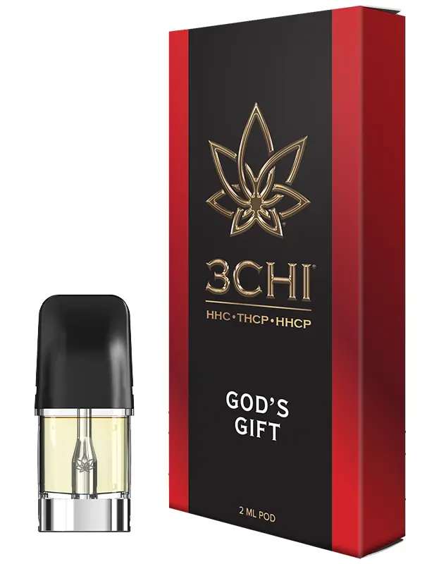 HHC + THCp + HHCp Blend Vape Pod - 2ml - God's Gift - Strain: God's Gift