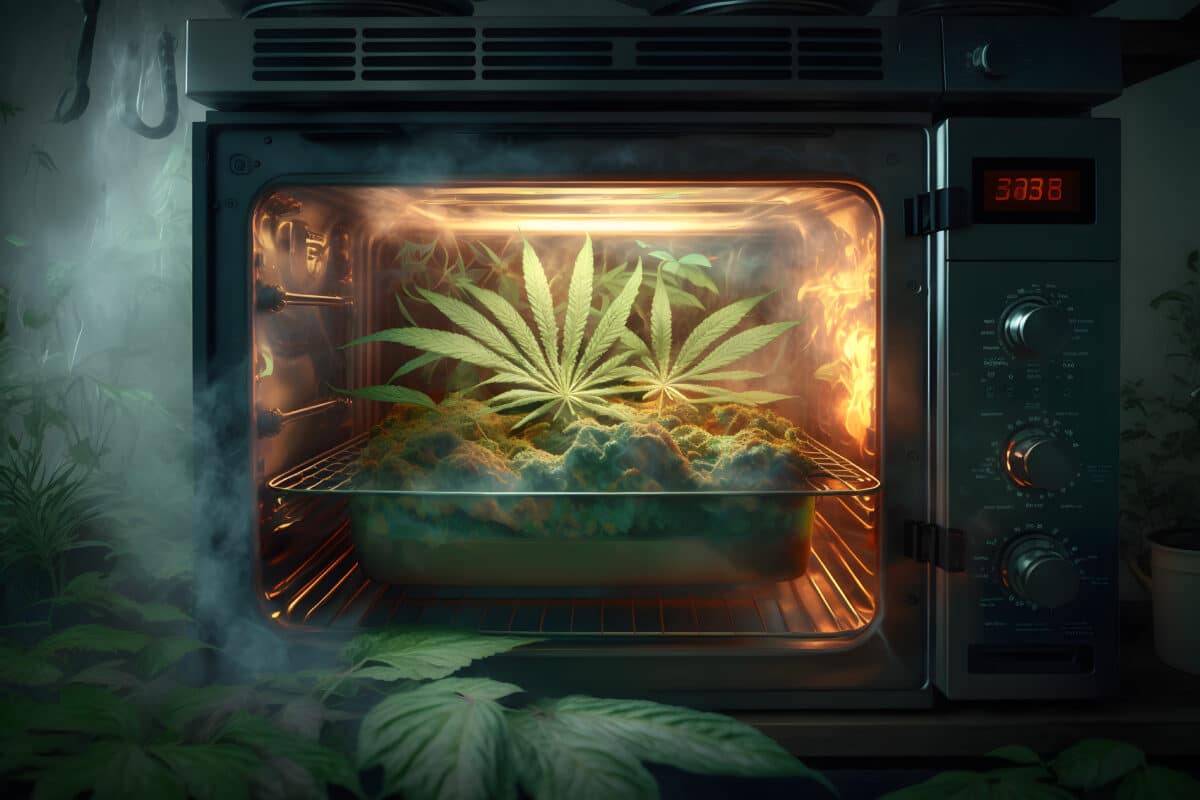 The Unbeatable Triad: Exploring the World of Hemp-Derived Delta 8 THC Gummies, Delta 9 THC Gummies, and HHC Gummies hemp, marijuana leaves in oven