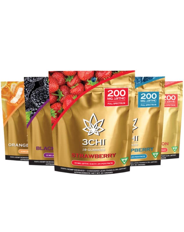 3CHI Delta 9 THC gummies. These are not meant for pediatric patients, as pediatric patients would not meet the age requirement to consume this product.