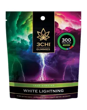 True Strains Gummies - White Lightning