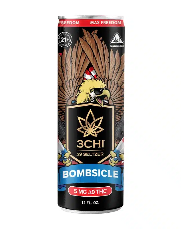 Delta 9 THC Seltzer - Bombsicle - 5mg - 3CHI