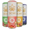 Delta 9 THC Seltzers - Sugar Free - 10mg - Kick back with of 3CHI’s Delta 9 THC Seltzers—a line of bold, fruit-infused fizz each packing a smooth 10 mg Delta‑9 buzz. Zero alcohol, zero sugar, low-calorie, and fast‑acting, it’s pure bubbly bliss without the booze or the hangover. Now available as individual cans or 4-packs!