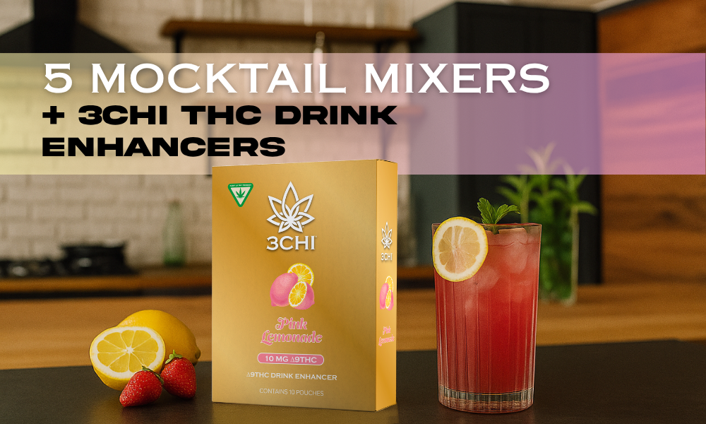 Mix It Up: Creative Cocktail and Mocktail Recipes Featuring 3Chi's THC Drink Enhancers