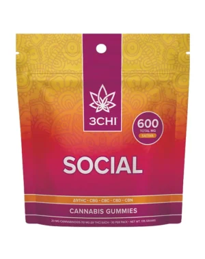 3CHI Vibes: Social Gummies - 30 gummies - Quantity: 30 gummies