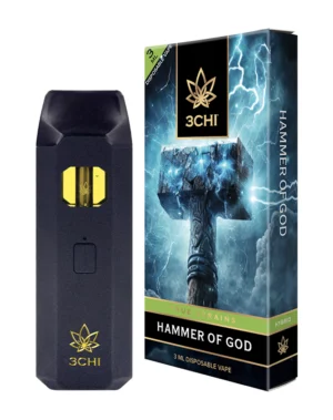 Hammer of God - True Strains Vape - 3ml All-in-One Disposable - Style: 3ml All-in-One Disposable