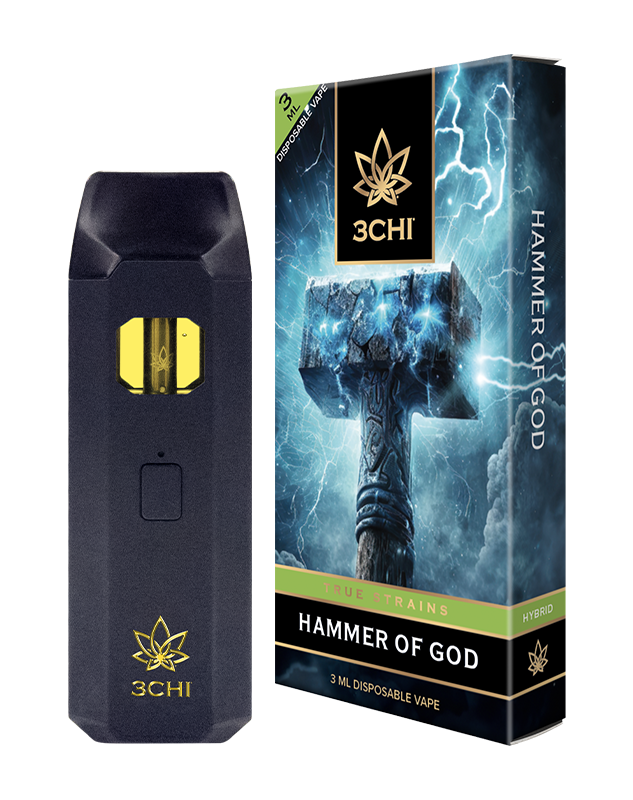 Hammer of God - True Strains Vape - 3ml All-in-One Disposable - Style: 3ml All-in-One Disposable