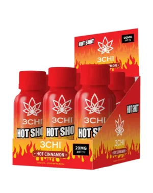 Delta 9 THC Shots - 20mg - Hot Cinnamon, 12-Pack - Flavor: Hot Cinnamon, Quantity: 12-Pack