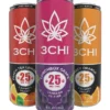 Delta 9 THC Seltzers - Sugar Free - 25mg - Meet the 3CHI Delta 9 THC Seltzer collection, now available in a smooth 25 mg THC per can. These alcohol-free, sugar-free seltzers strike the perfect balance between flavor and potency, offering a more elevated experience than the 10 mg lineup while remaining approachable and social.