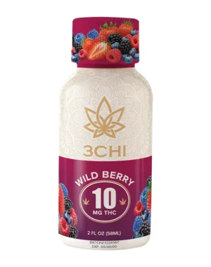 Delta 9 THC Shots - 10mg - Wild Berry, Single - Flavor: Wild Berry, Quantity: Single