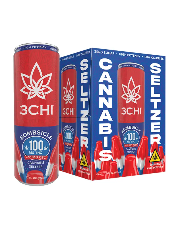 Delta 9 THC Seltzers - 100mg