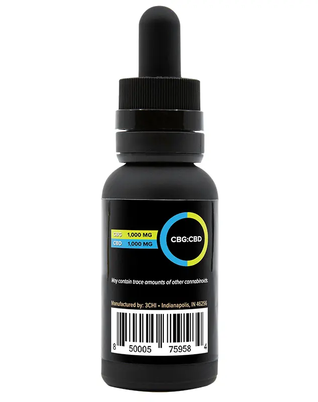 CBG:CBD Oil - CBG:CBD Oil is a broad-spectrum blend of equal parts cannabigerol (CBG) and cannabidiol (CBD) with smaller amounts of CBC, CBDv, and CBN. Comes with a metered dropper for accurate dosing.