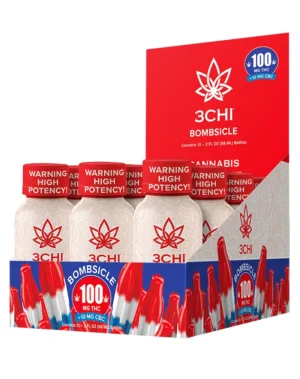 Delta 9 THC Shots - 100mg - Bombsicle, 12-Pack - Flavor: Bombsicle, Quantity: 12-Pack