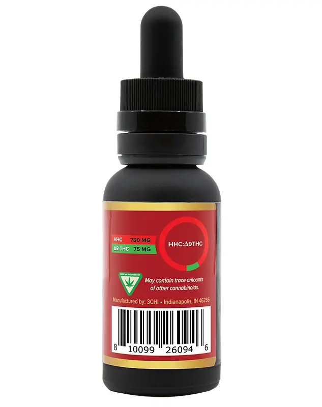 HHC : Delta 9 Tincture - 825mg - This premium 10:1 HHC to Delta 9 THC tincture comes with 30ml of euphoric, energetic bliss and is packed with 25mg HHC & 2.5mg ∆9THC per ml.