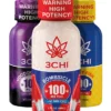 Delta 9 THC Shots - 100mg - If you’re looking for a quick uplift to your day or night, these fast-acting shots deliver reliable potency every time. Each 2oz THC shooter is packed with 100 mg of Delta 9 THC and 10 mg of CBC, delivering fast-acting effects in a compact, convenient format. Available in Bombsicle, Gummy Fish, and Voodoo Berry.