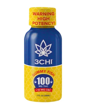 Delta 9 THC Shots - 100mg - Gummy Fish, Single - Flavor: Gummy Fish, Quantity: Single