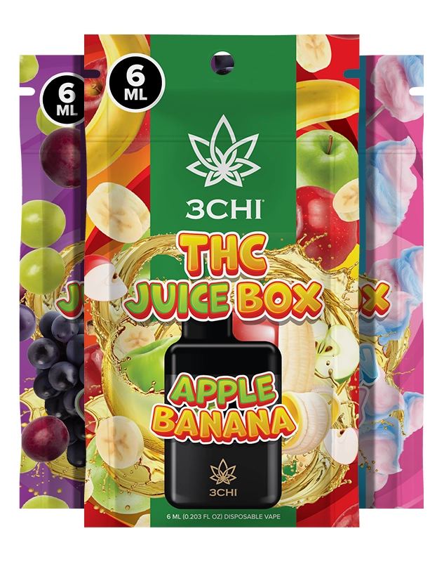 3CHI Juice Box - 6mL Disposable Vape - Our NEW Delta 8 Juice Box 6ml Disposables deliver smooth, flavorful hits in a sleek, easy-to-use device built for convenience and potency. Each disposable is packed with premium Delta 8 oil and long-lasting performance, making it perfect for on-the-go sessions anytime, anywhere.