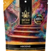 True Strains Gummies - Ascend - WARNING: THIS IS A HIGH POTENCY PRODUCT Reach new heights with Ascend. These 100mg Sativa gummies offer an elevated, upbeat experience, ideal for rising above the routine and moving through your day with focus and confidence. They're perfect for those seeking energy, clarity, and inspired momentum.