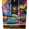 True Strains Gummies - Miami Nights - WARNING: THIS IS A HIGH POTENCY PRODUCT Light up the night with Miami Nights. These 100mg Sativa gummies bring a vibrant, social energy that keeps the night feeling bright and alive. Ideal for parties, music, and after-dark adventures, they offer a bold rush of mood, movement, and excitement.